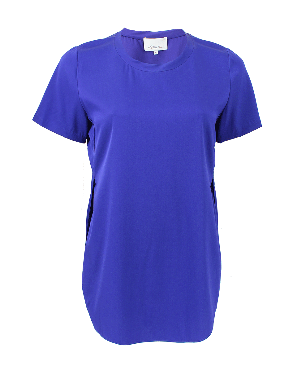 3.1 PHILLIP LIM-Crewneck Side Seam Shirt-
