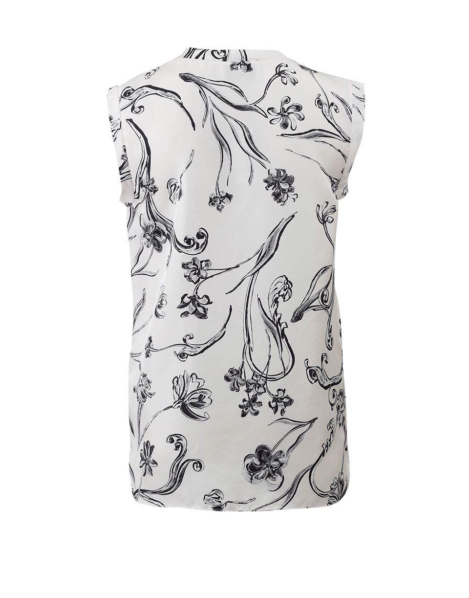 3.1 PHILLIP LIM-Floral Print Sleeveless Blouse-