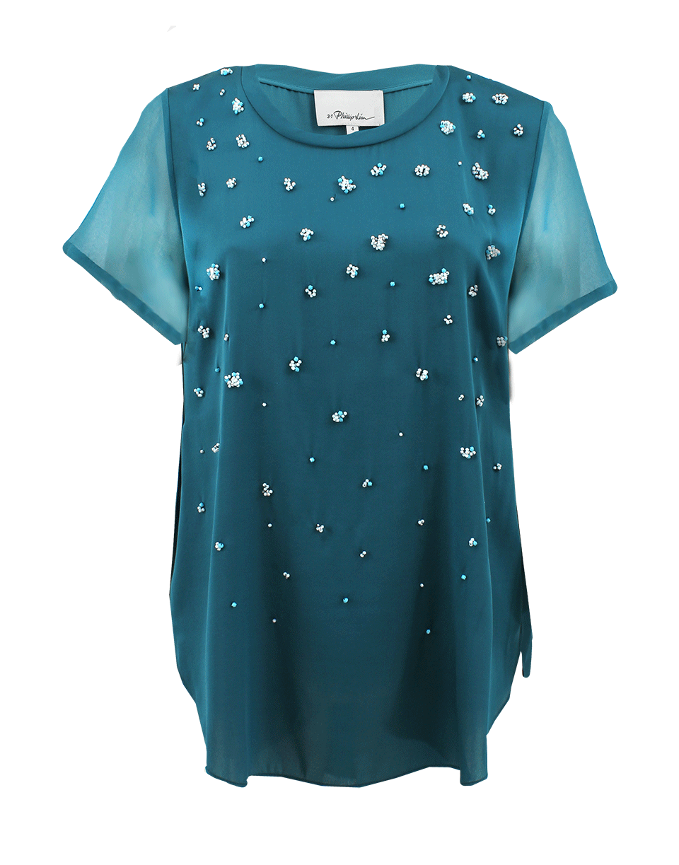 3.1 PHILLIP LIM-Overlap Side Seam T-Shirt-