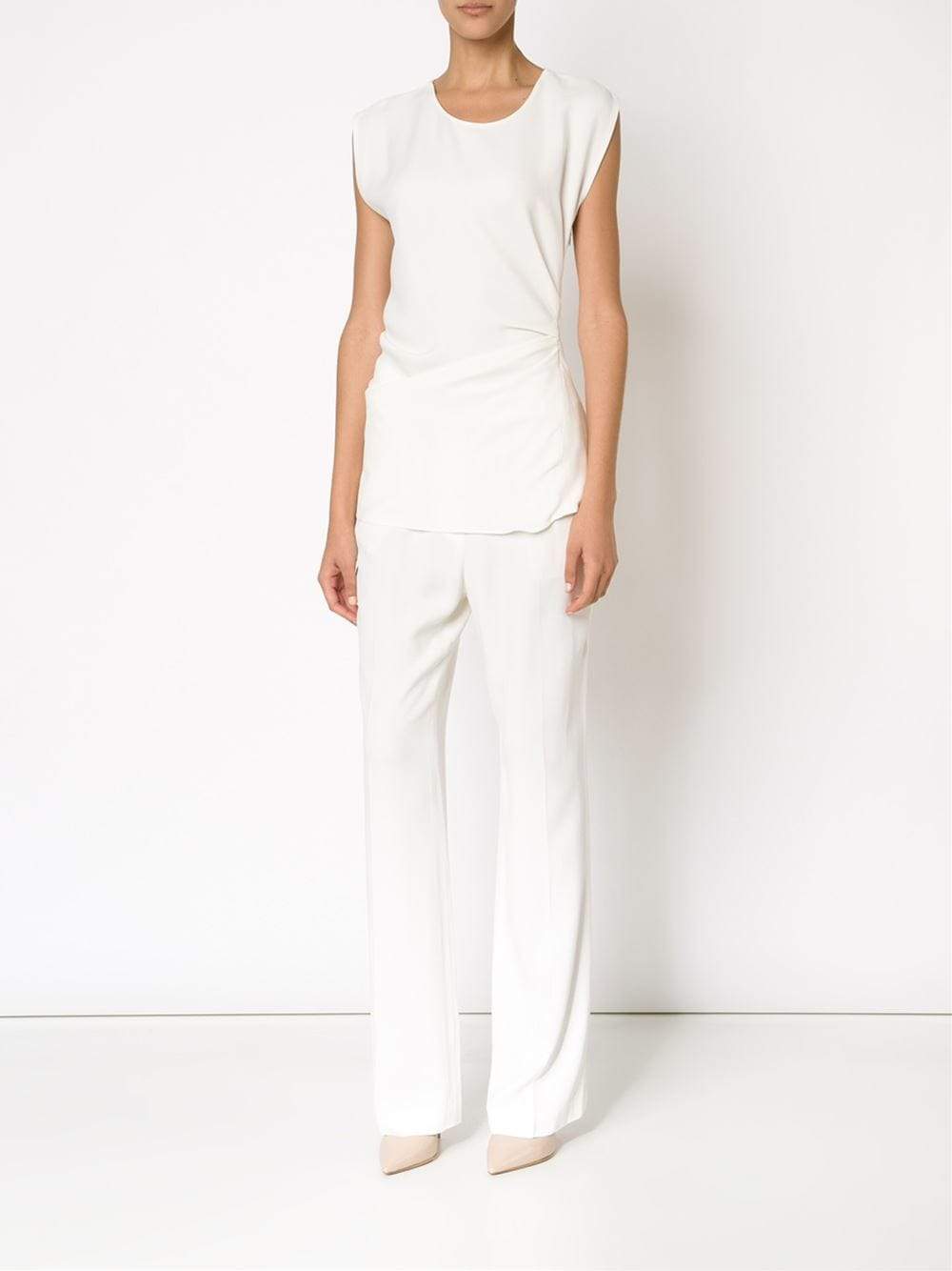 3.1 PHILLIP LIM-Rouched Raw Edge Shell-