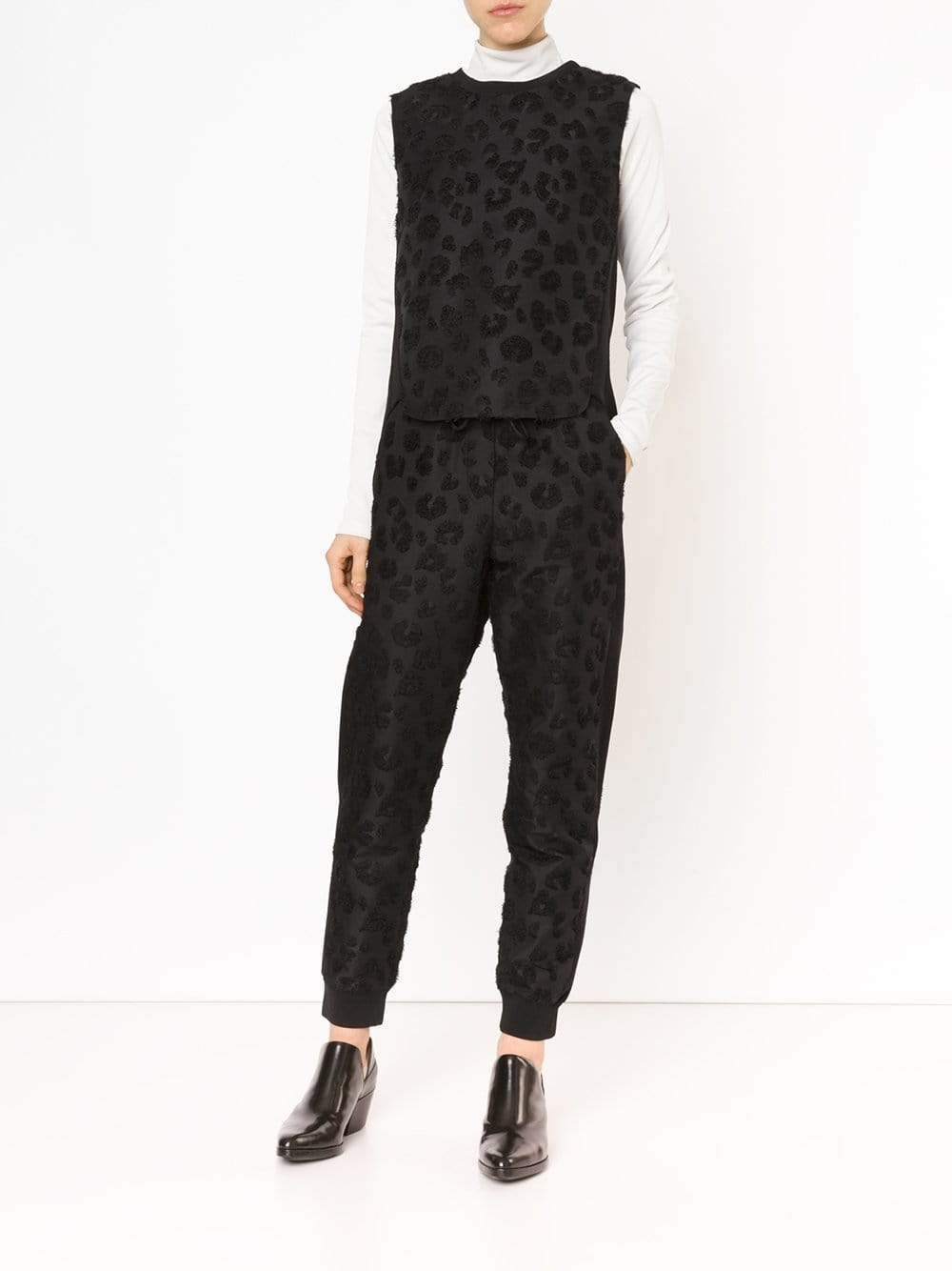3.1 PHILLIP LIM-Leopard Print Silk Insert Tank-
