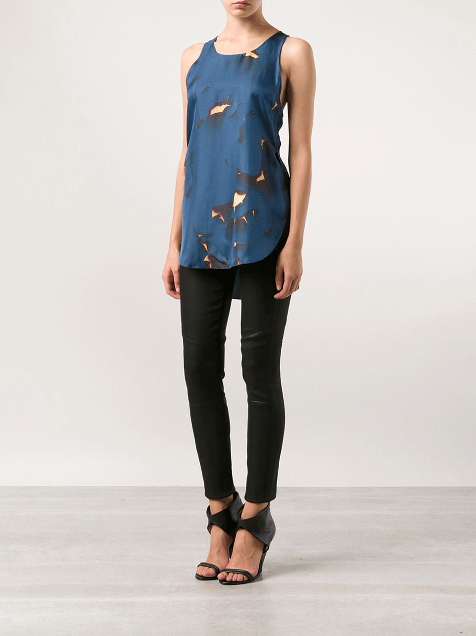 3.1 PHILLIP LIM-Crewneck Print Tank-