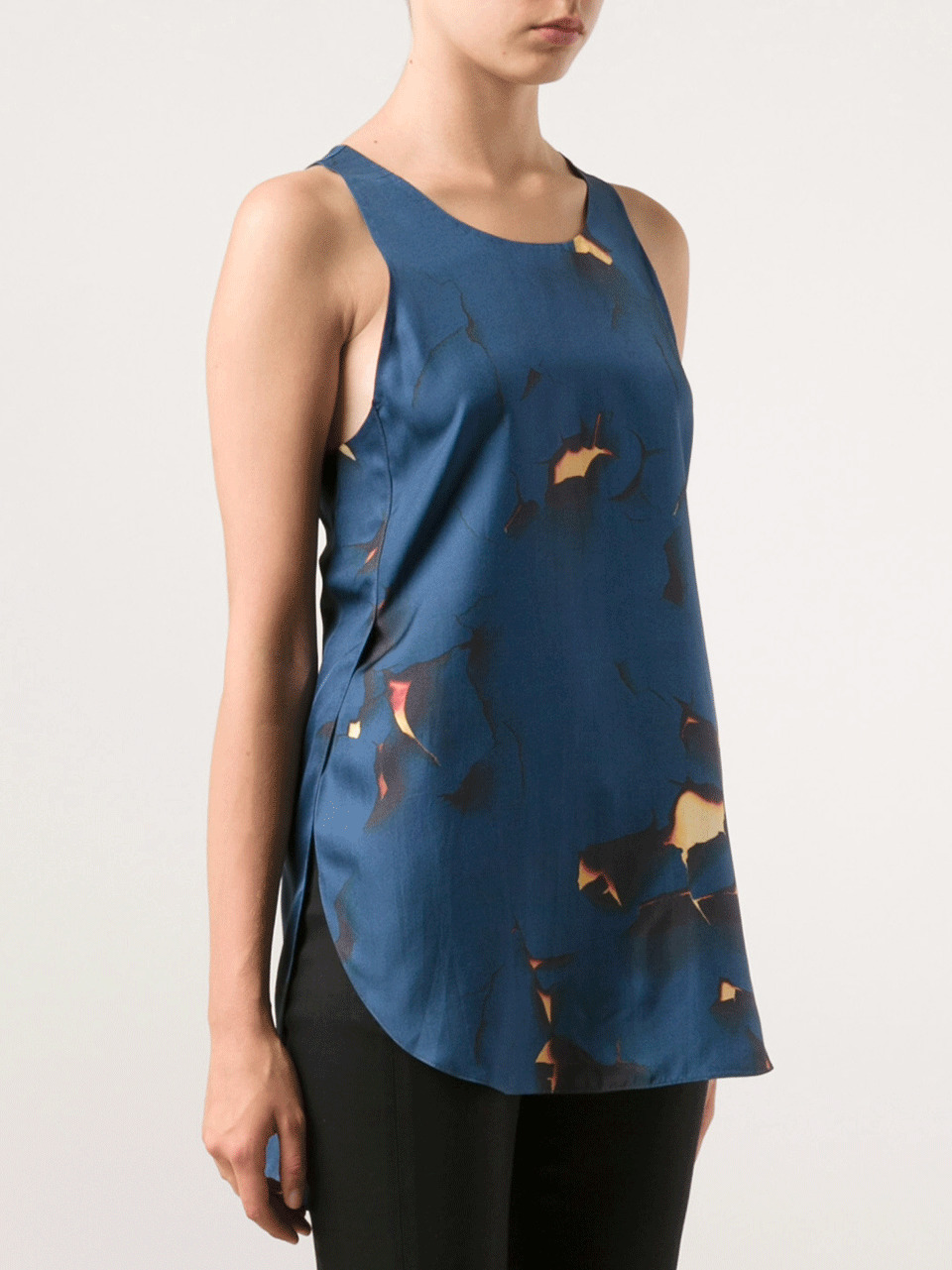3.1 PHILLIP LIM-Crewneck Print Tank-