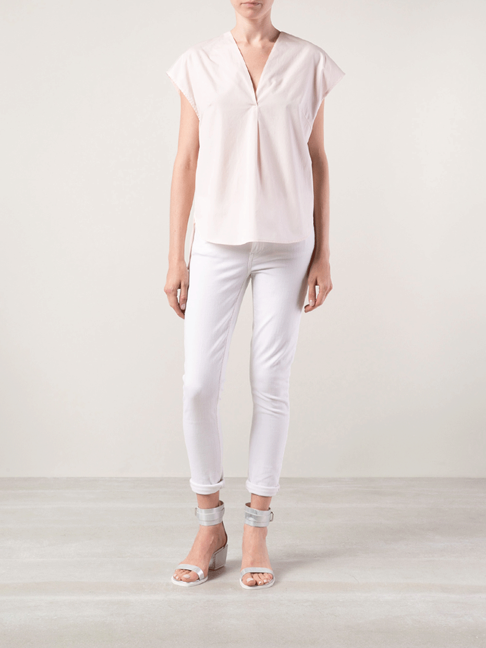 3.1 PHILLIP LIM-Pointed V-Neck Tunic-