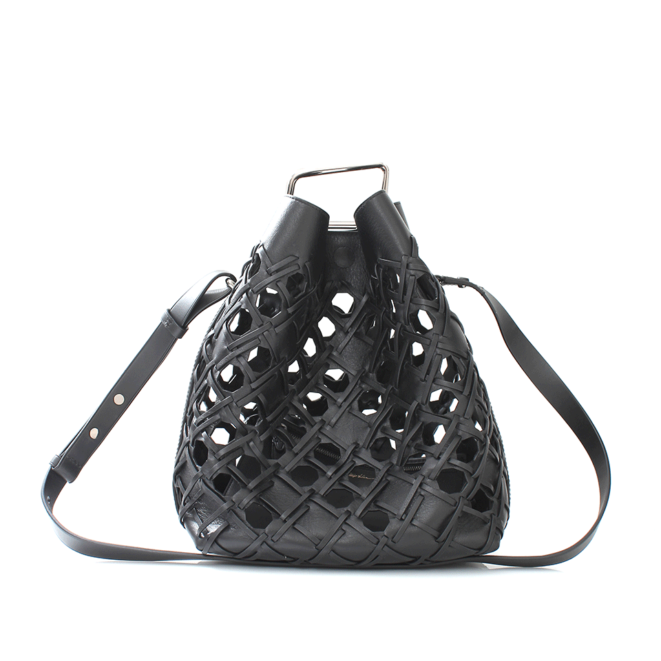 3.1 PHILLIP LIM-Quill Bucket Bag-BLACK