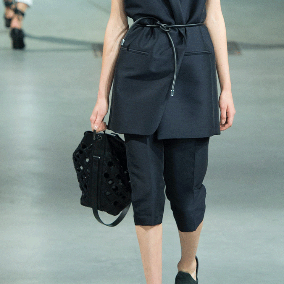 3.1 PHILLIP LIM-Quill Bucket Bag-BLACK