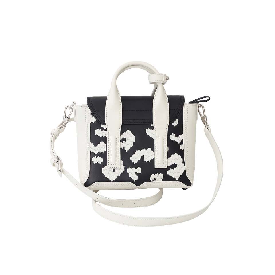 3.1 PHILLIP LIM-Pashli Mini Satchel-BLK/WHT