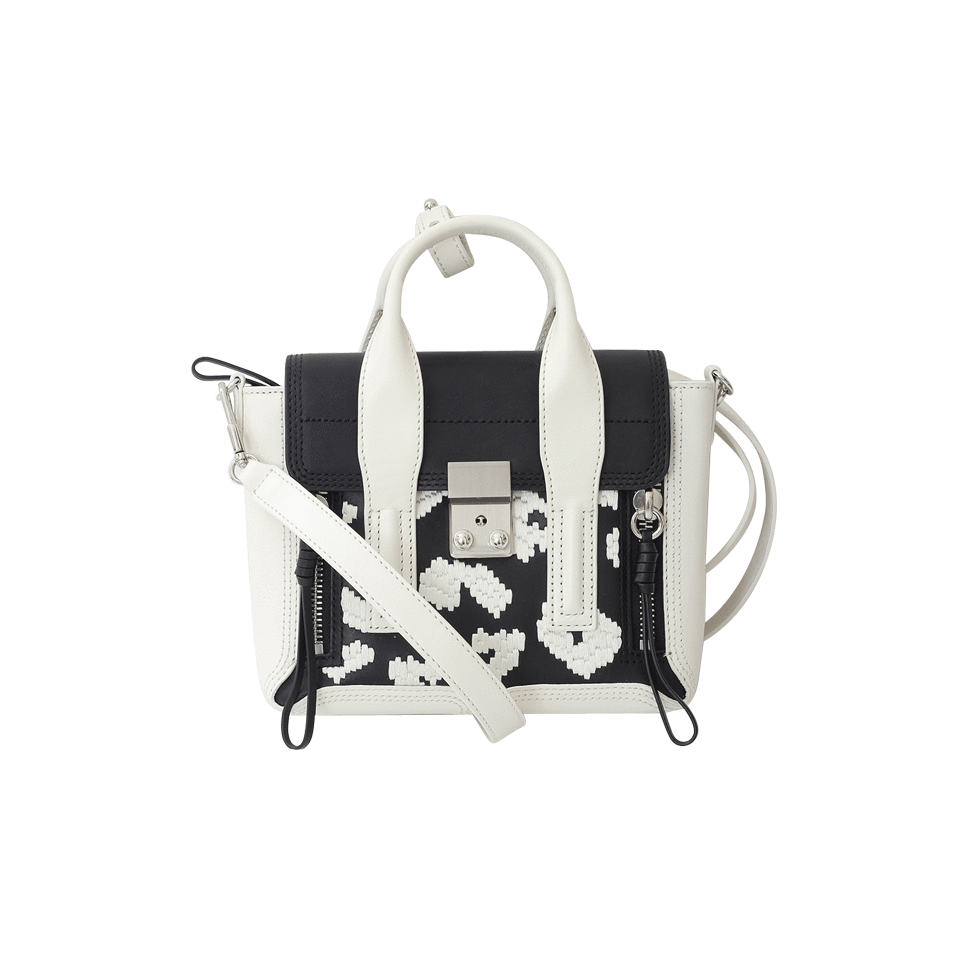 3.1 PHILLIP LIM-Pashli Mini Satchel-BLK/WHT