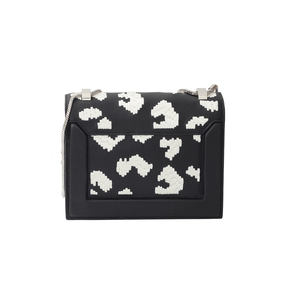 3.1 PHILLIP LIM-Soleil Mini Chain Bag-BLK/WHT