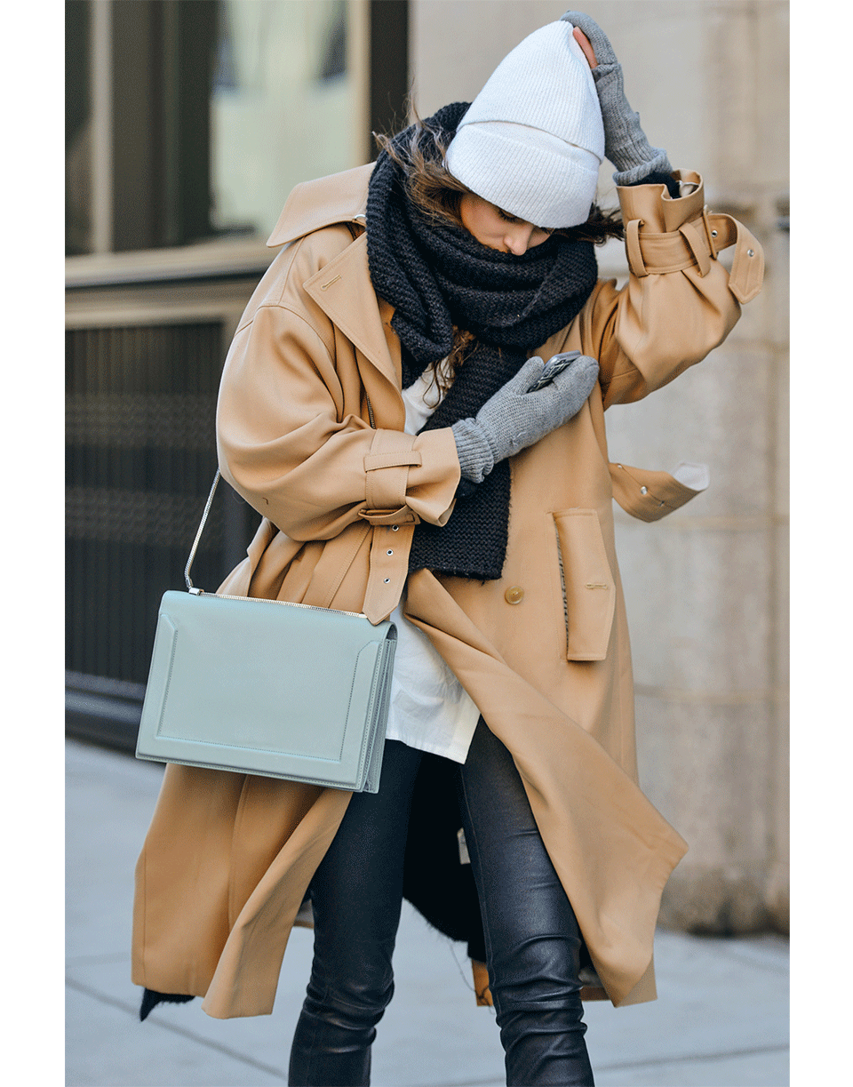3.1 PHILLIP LIM-Soliel East West Flap Shoulder Bag-FROST