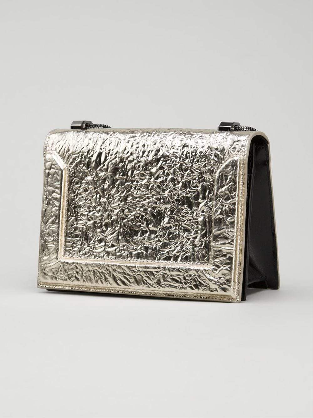 3.1 PHILLIP LIM-Soleil Mini Chain Shoulder Bag-PLATINUM