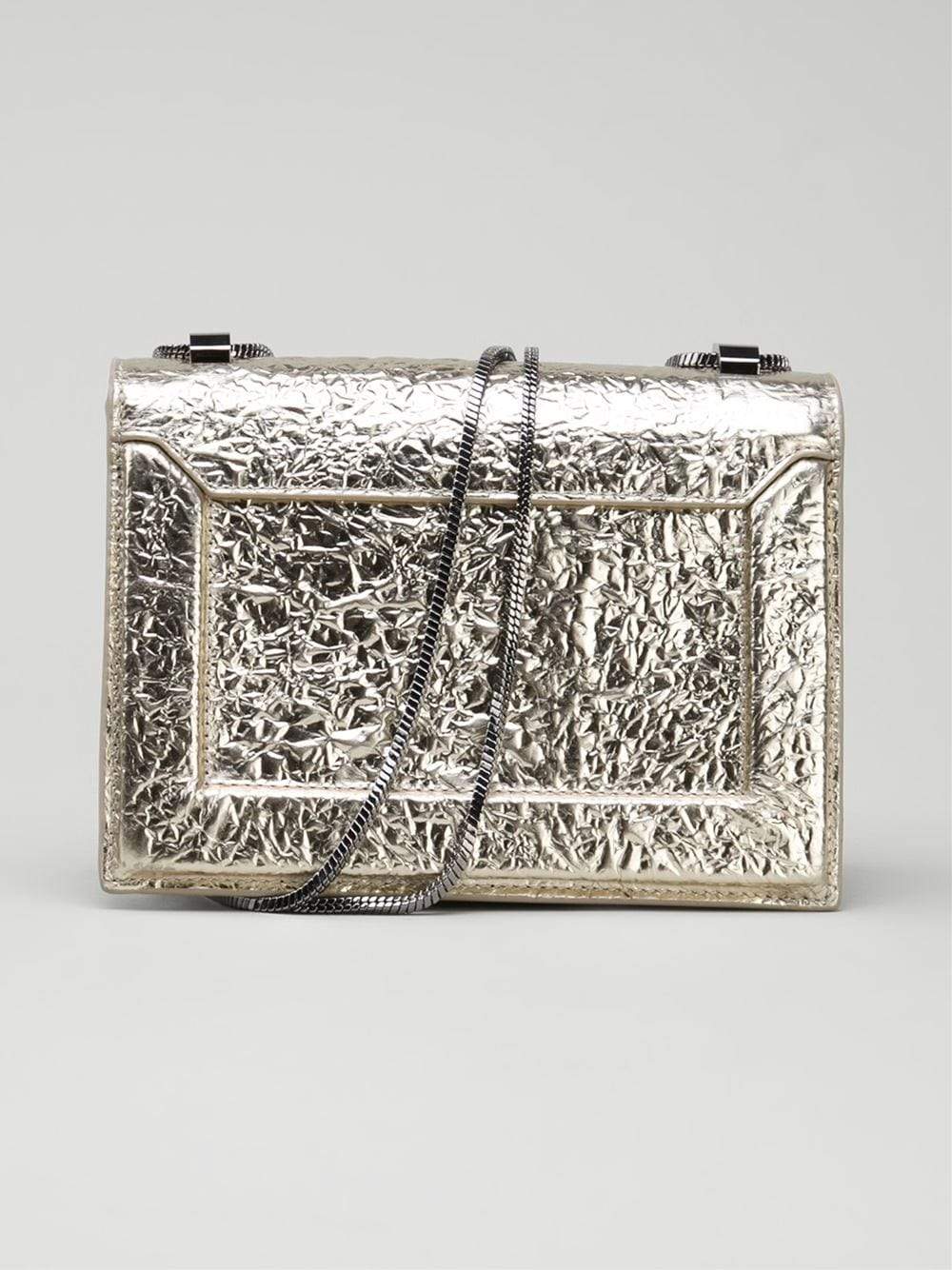 3.1 PHILLIP LIM-Soleil Mini Chain Shoulder Bag-PLATINUM