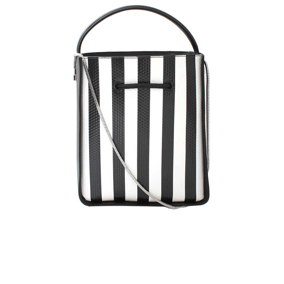 3.1 PHILLIP LIM-Soleil Small Bucket-WHT/BLK