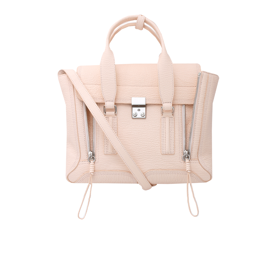 3.1 PHILLIP LIM-Pashli Medium Satchel-WHT/PCH