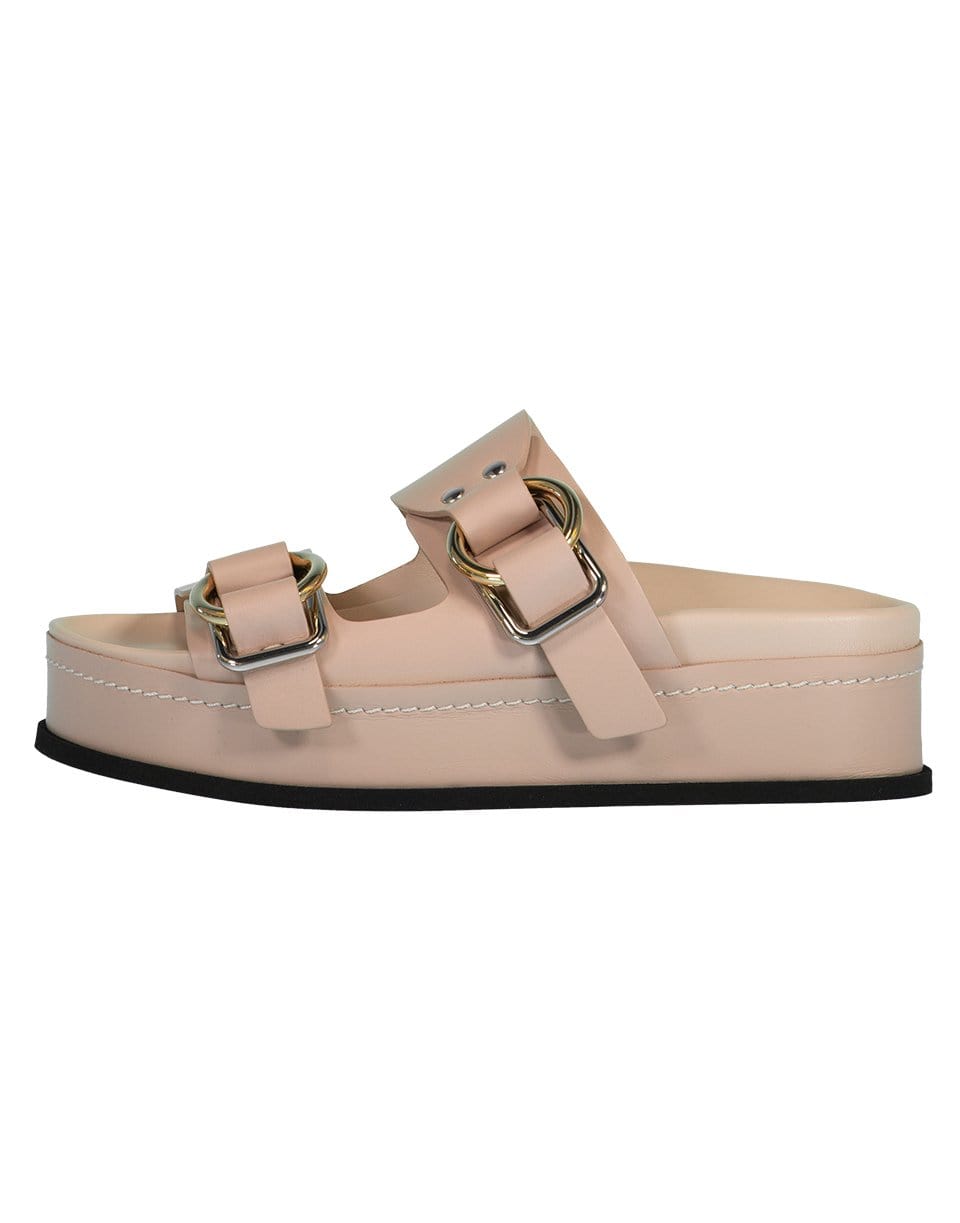 3.1 PHILLIP LIM-Freida Double-Buckle Platform Slide-