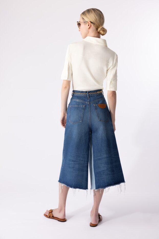Bermuda Shorts-DKNTBLUE-36-CLOTHINGPANTCROPPED-CHLOÉ