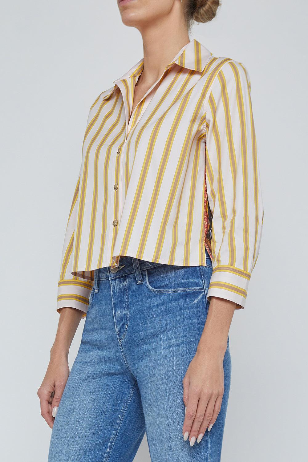 Fawn Scarf Blouse-MLDESLND-XS-CLOTHINGTOPBLOUSE-L'AGENCE