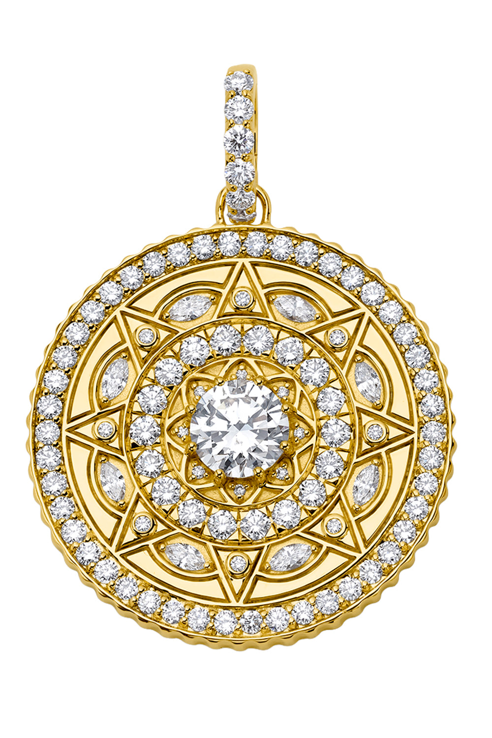 Diamond Mandala Pendant