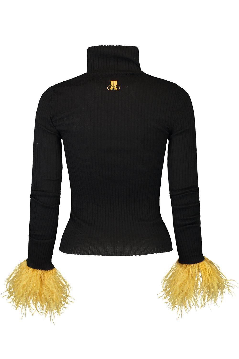 High Kick Top-BLACK-XS-CLOTHINGTOPBLOUSE-LA DOUBLEJ