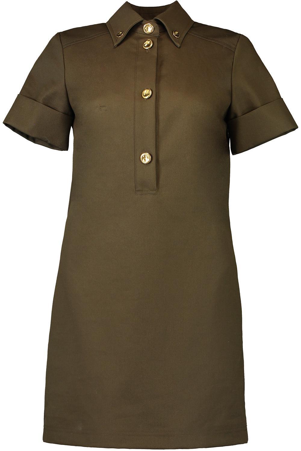 The Noelle Dress-OLIVE-2-CLOTHINGDRESSCASUAL-BRANDON MAXWELL