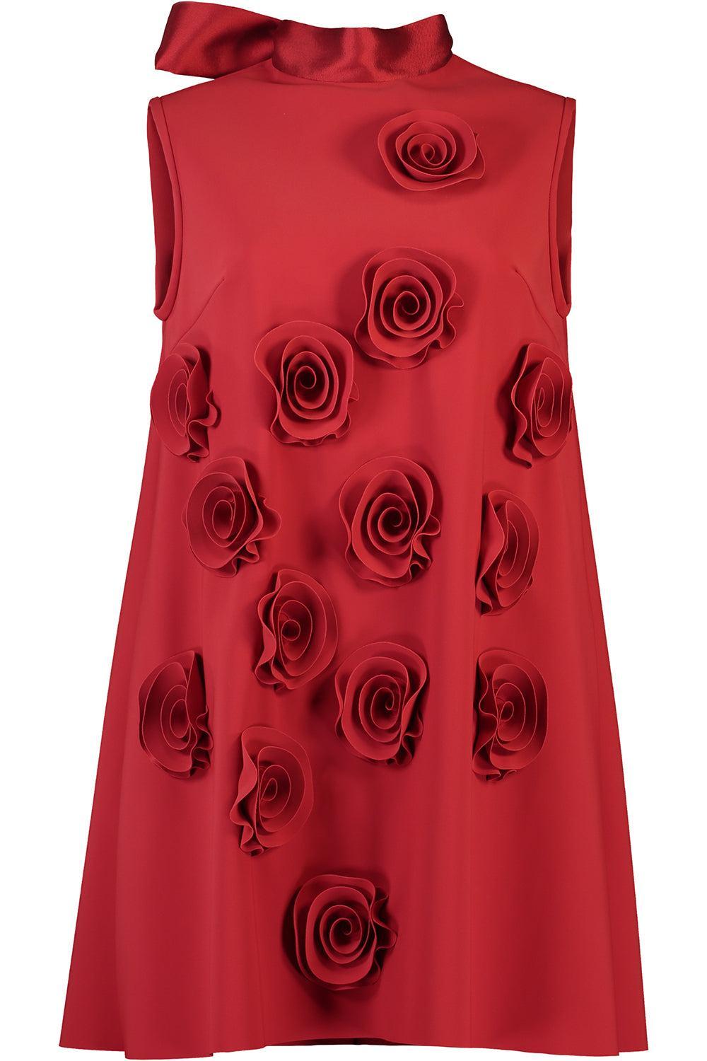 Quince Rose Dress-PPYROUG-2-CLOTHINGDRESSCOCKTAIL-GRETA CONSTANTINE