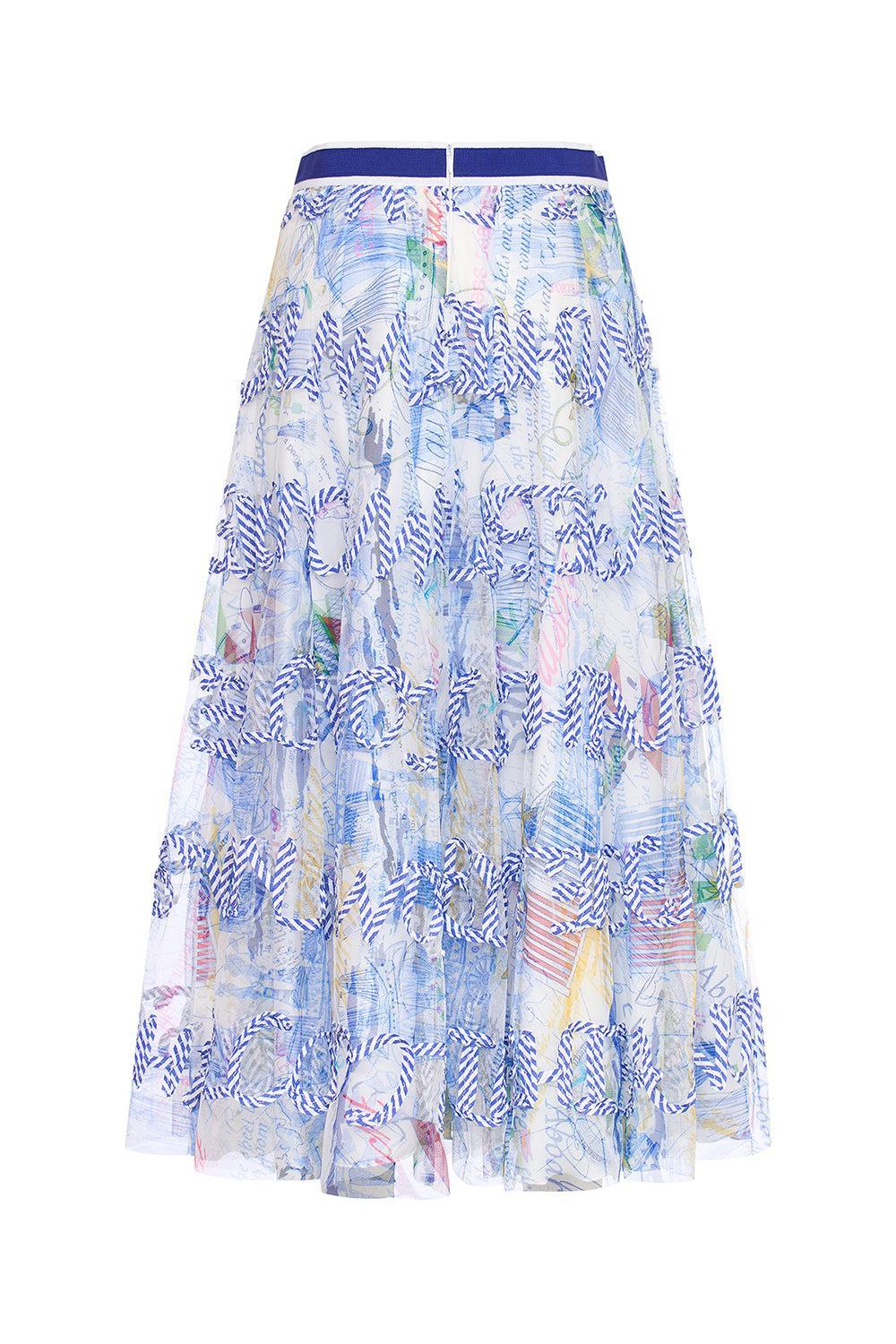 Scripted Midi Skirt-MULTI-34-CLOTHINGSKIRTMIDI-MAISON COMMON