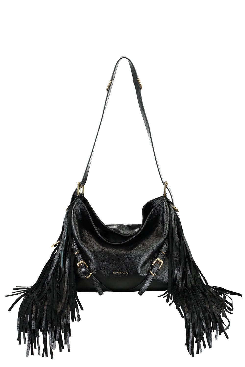 Voyou Medium Bag - Black Fringe-BLACK-O/S-HANDBAGSHOULDER-GIVENCHY