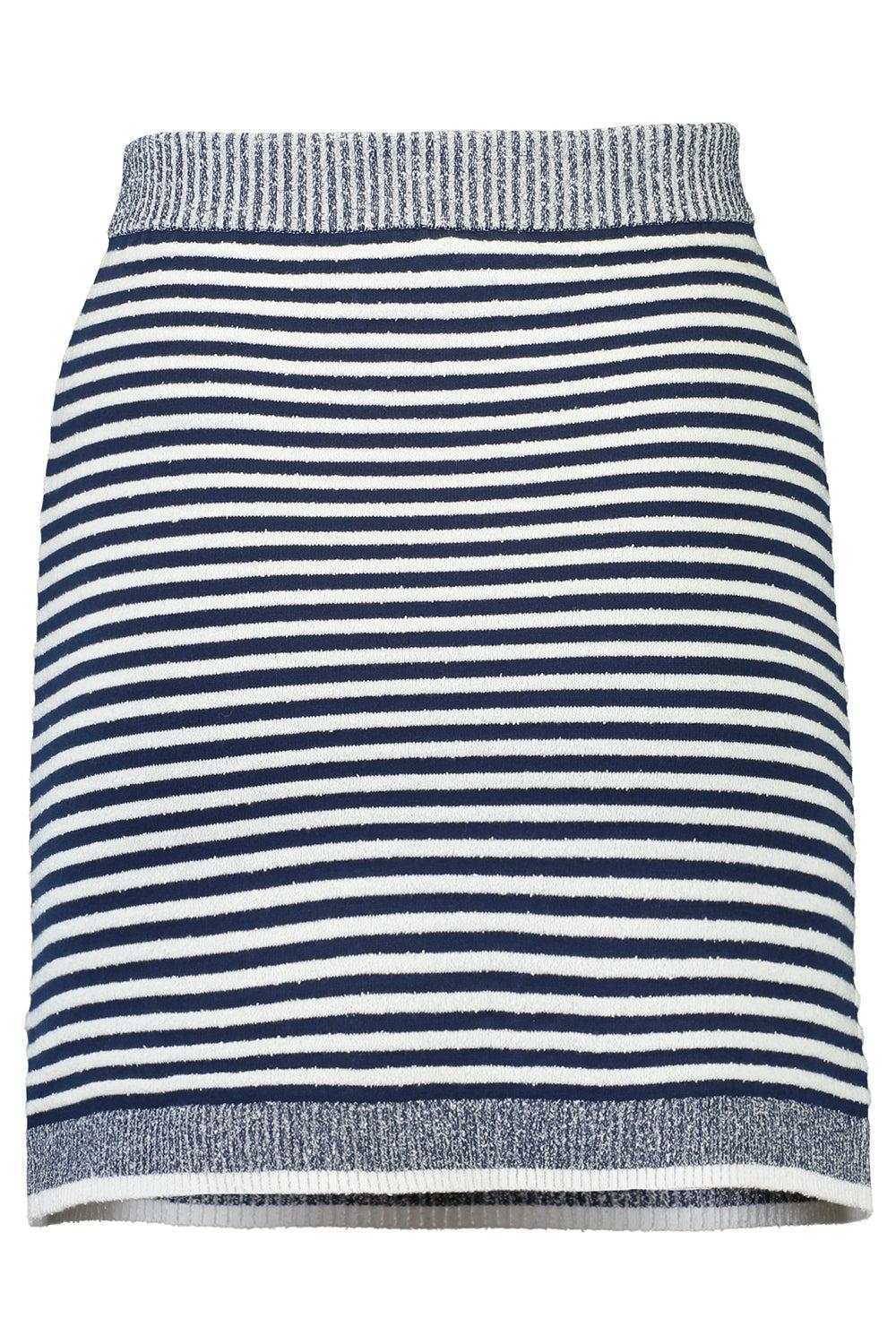 Striped Mini Skirt-RBLNCBLE-XS-CLOTHINGSKIRTMINI-SONIA RYKIEL
