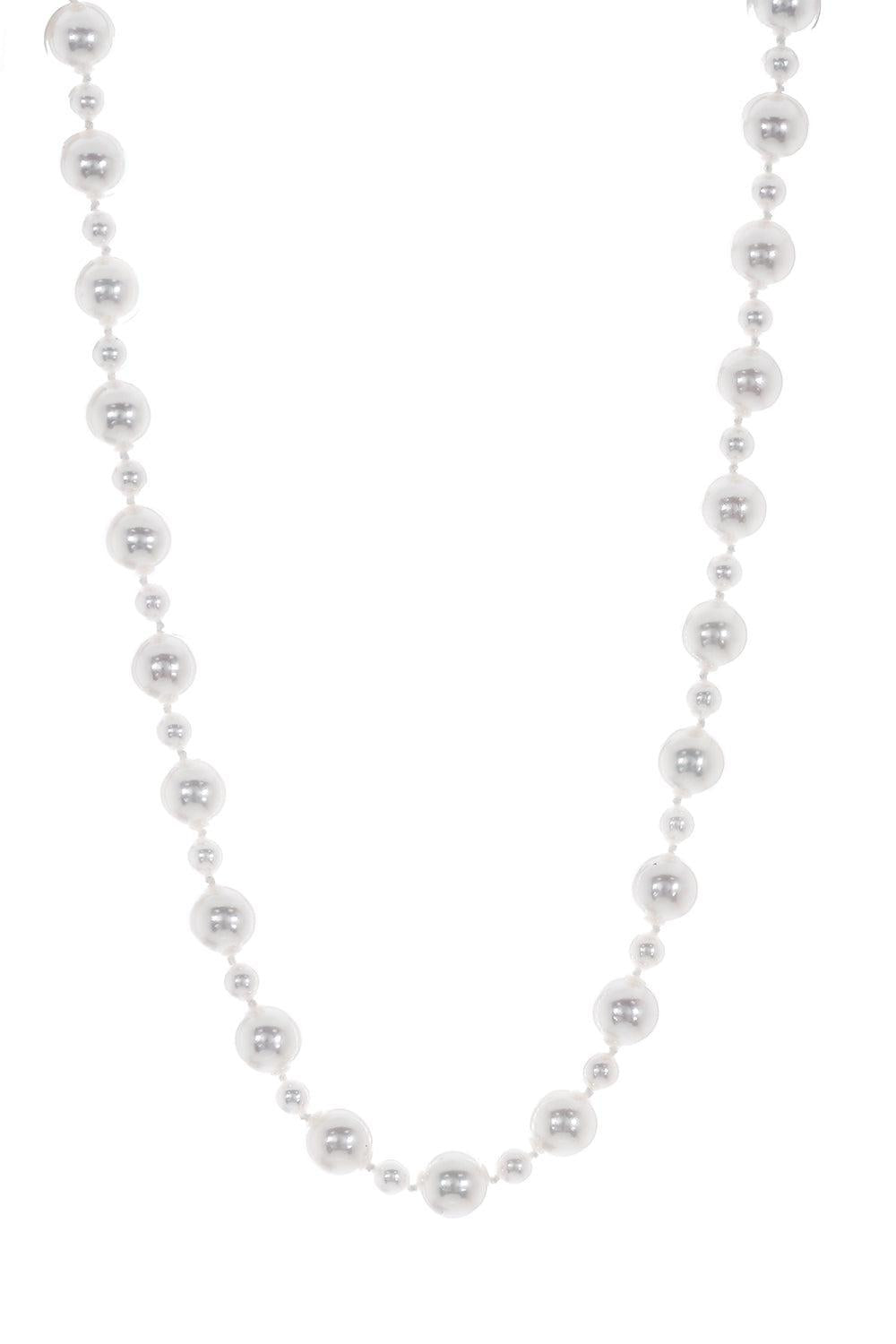 Japanese Akoya Necklace-PLATINUM-18-JEWELRYFINE JEWELNECKLACE O-ASSAEL