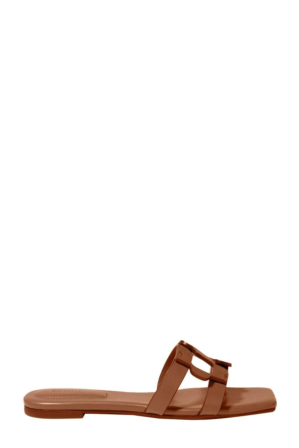 Simkhai Monogram Slide - Sable-SABLE-36-SHOESANDAL-SIMKHAI