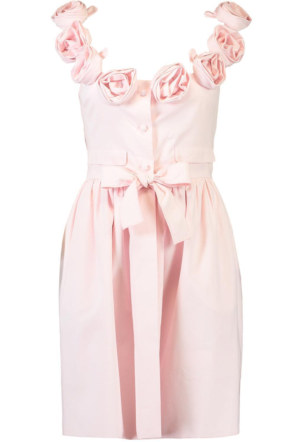 Mini Scoopneck Dress-PLE ROSE-38-CLOTHINGDRESSCASUAL-GIAMBATTISTA VALLI