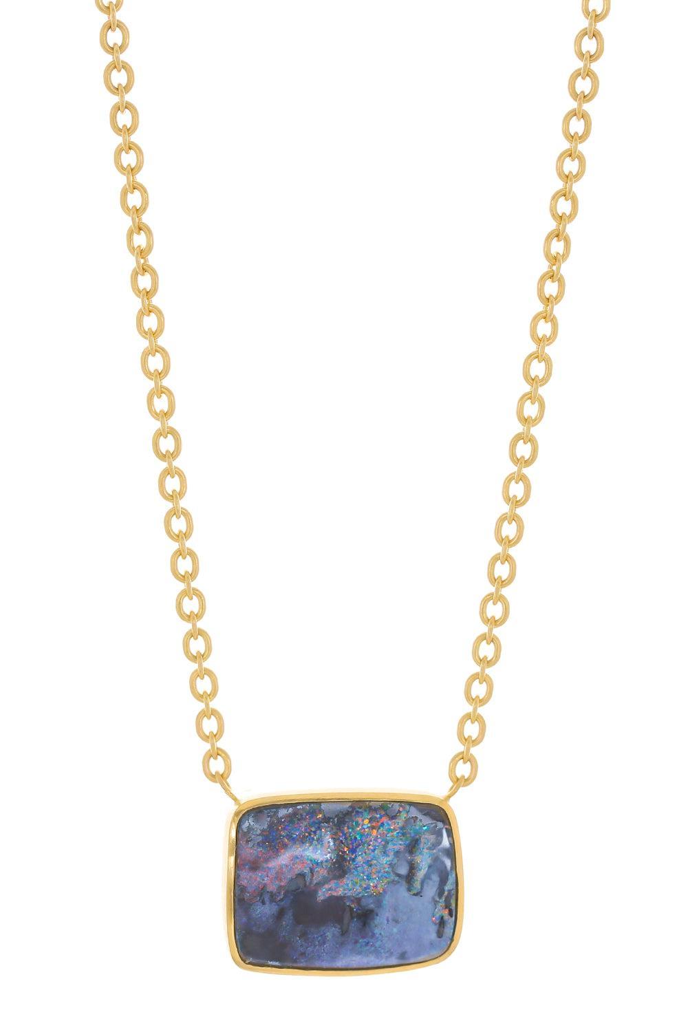 Boulder Opal Constellation Pegasus Necklace