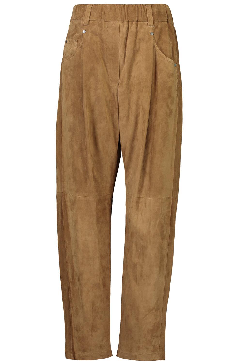 Cropped Pull On Pant-SESAME-38-CLOTHINGPANTCROPPED-BRUNELLO CUCINELLI