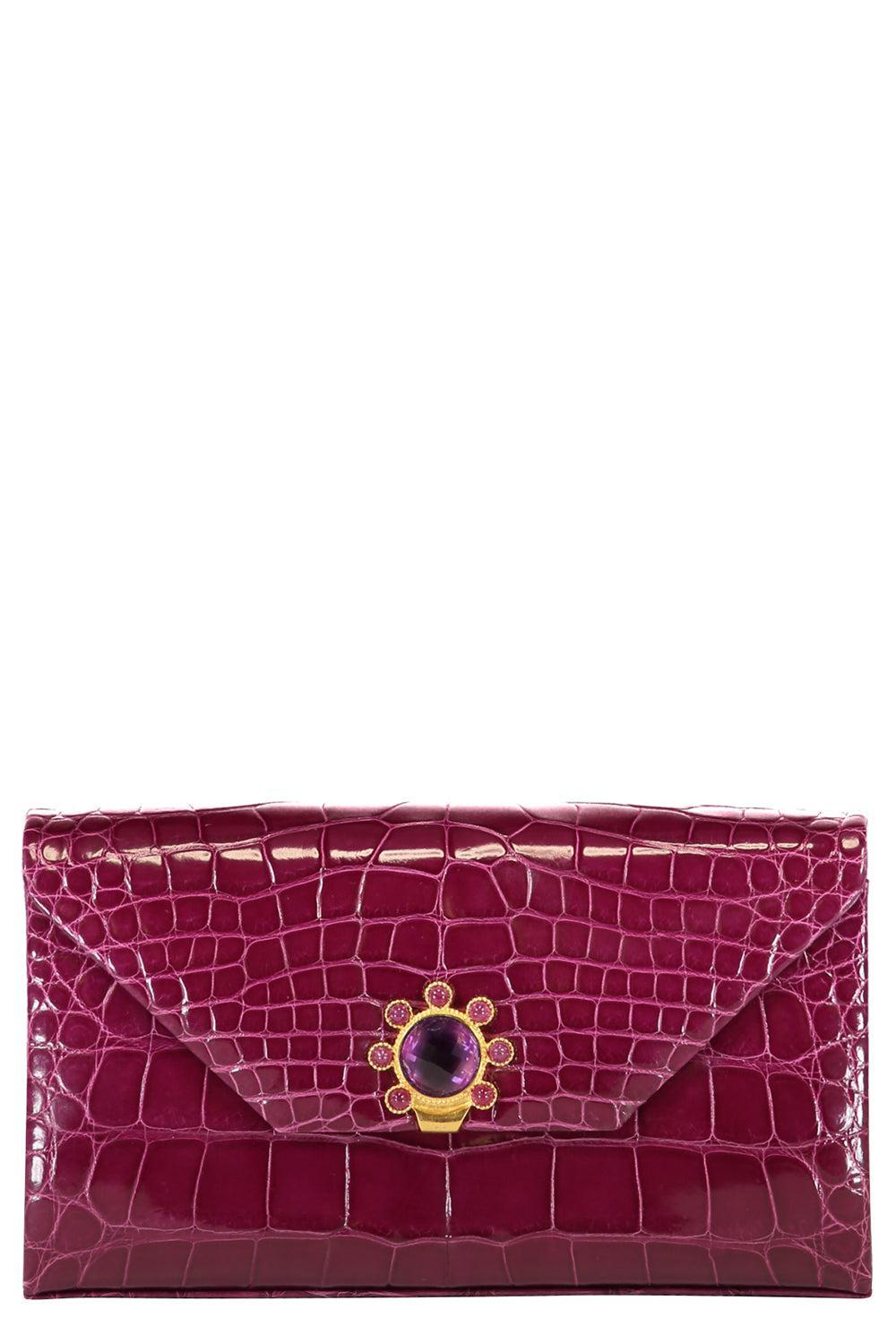 Isabel Box Clutch - Magenta Multi