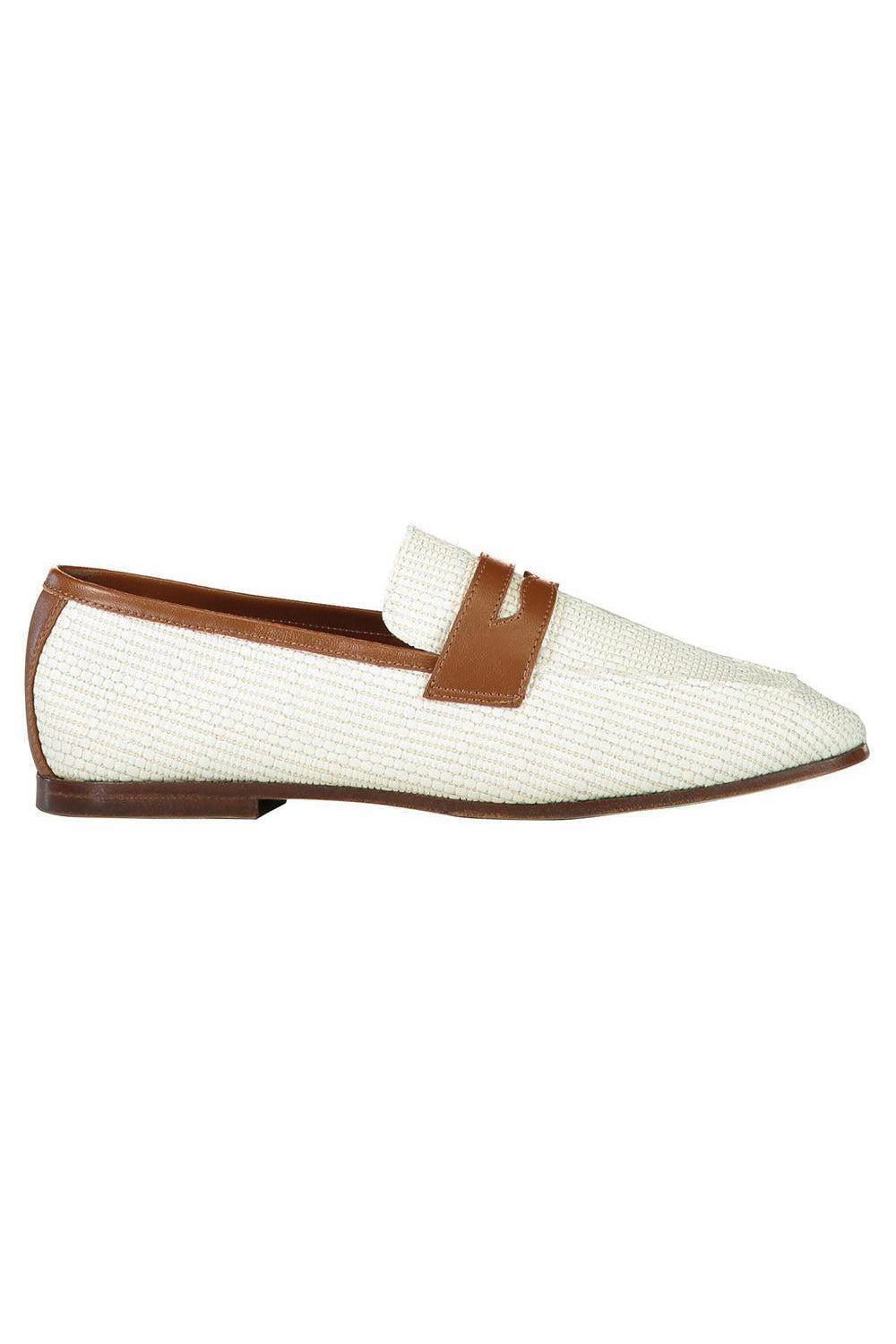 Essenziale Loafer - White Brown-WHT/BRN-36-SHOEFLAT SHOE-SOPHIQUE