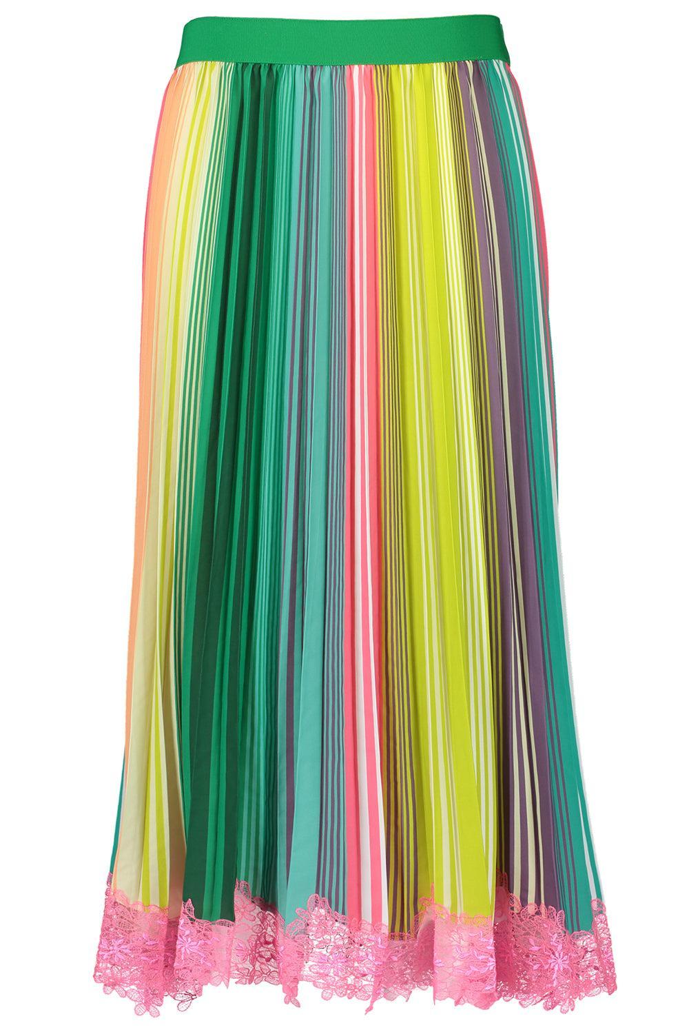 Summer Time Superstripe Skirt-SMRSTRPE-XS-CLOTHINGSKIRTMIDI-LE SUPERBE