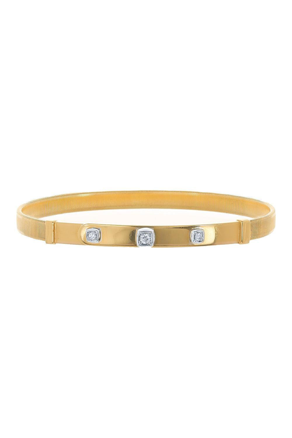 Masai Stackable Diamond Bracelet-YELLOW GOLD-JEWELRYFINE JEWELBRACELET O-MARCO BICEGO