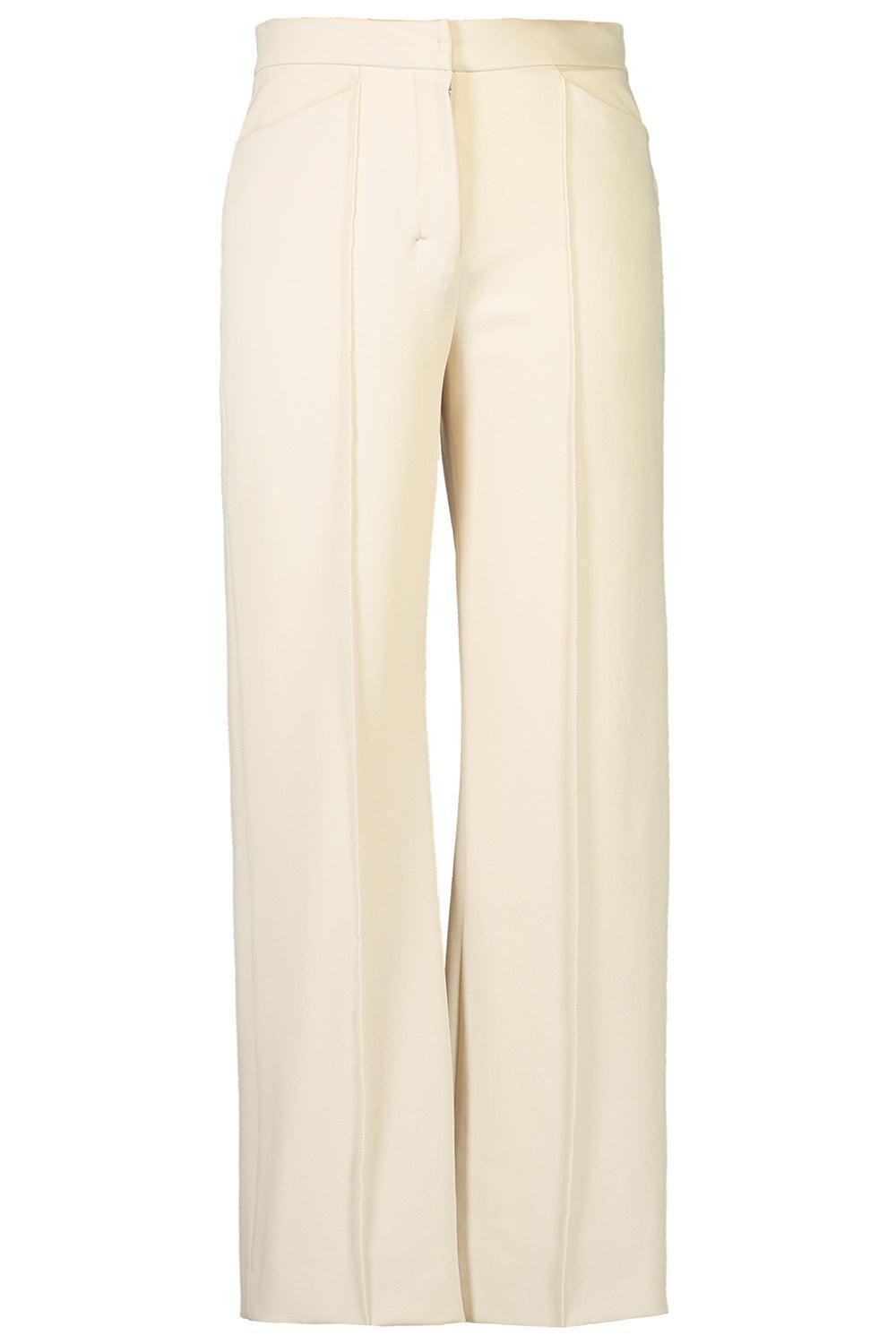 Zaffiro Trouser-IVORY-0-CLOTHINGPANTSLIM FIT-MAX MARA