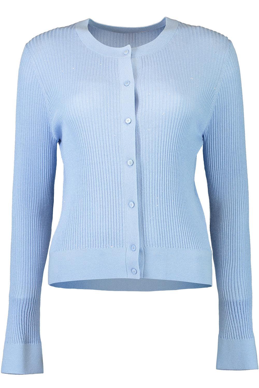 Ribera Cardigan-LIGHT BLUE-XS-CLOTHINGTOPCARDIGAN-MAX MARA