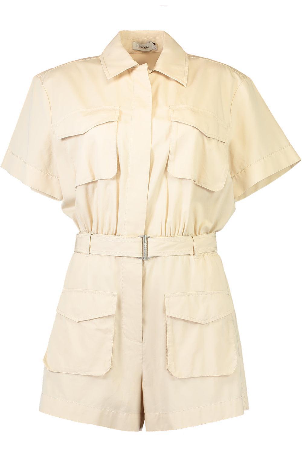Stevie Romper-SAND-0-CLOTHINGPANTJUMPSUIT-SIMKHAI