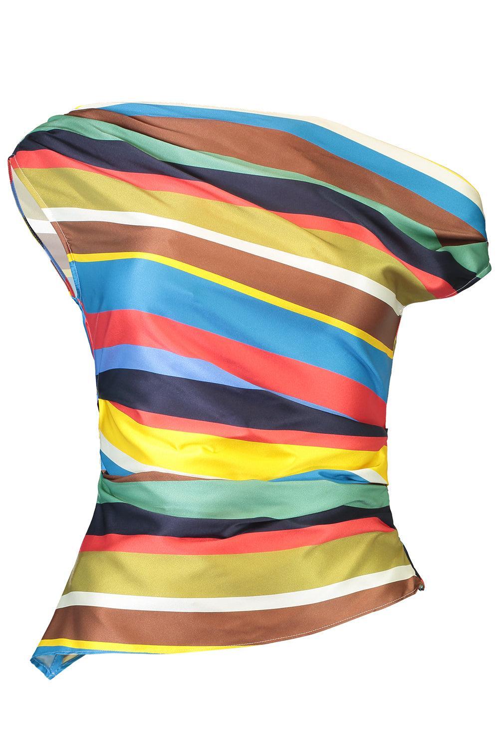 Phare Top - Market Stripe-MRKTSTRP-0-CLOTHINGTOPBLOUSE-STAUD