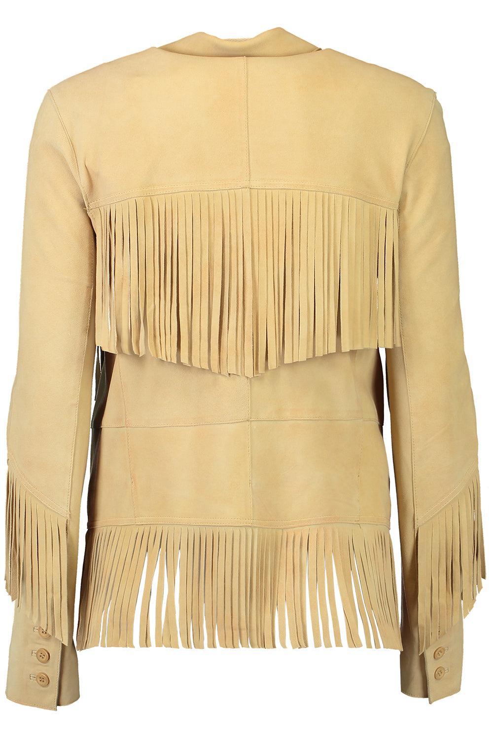 Annie Fringed Jacket-CHAMOIS-S-CLOTHINGJACKETLEATHER-JAKETT