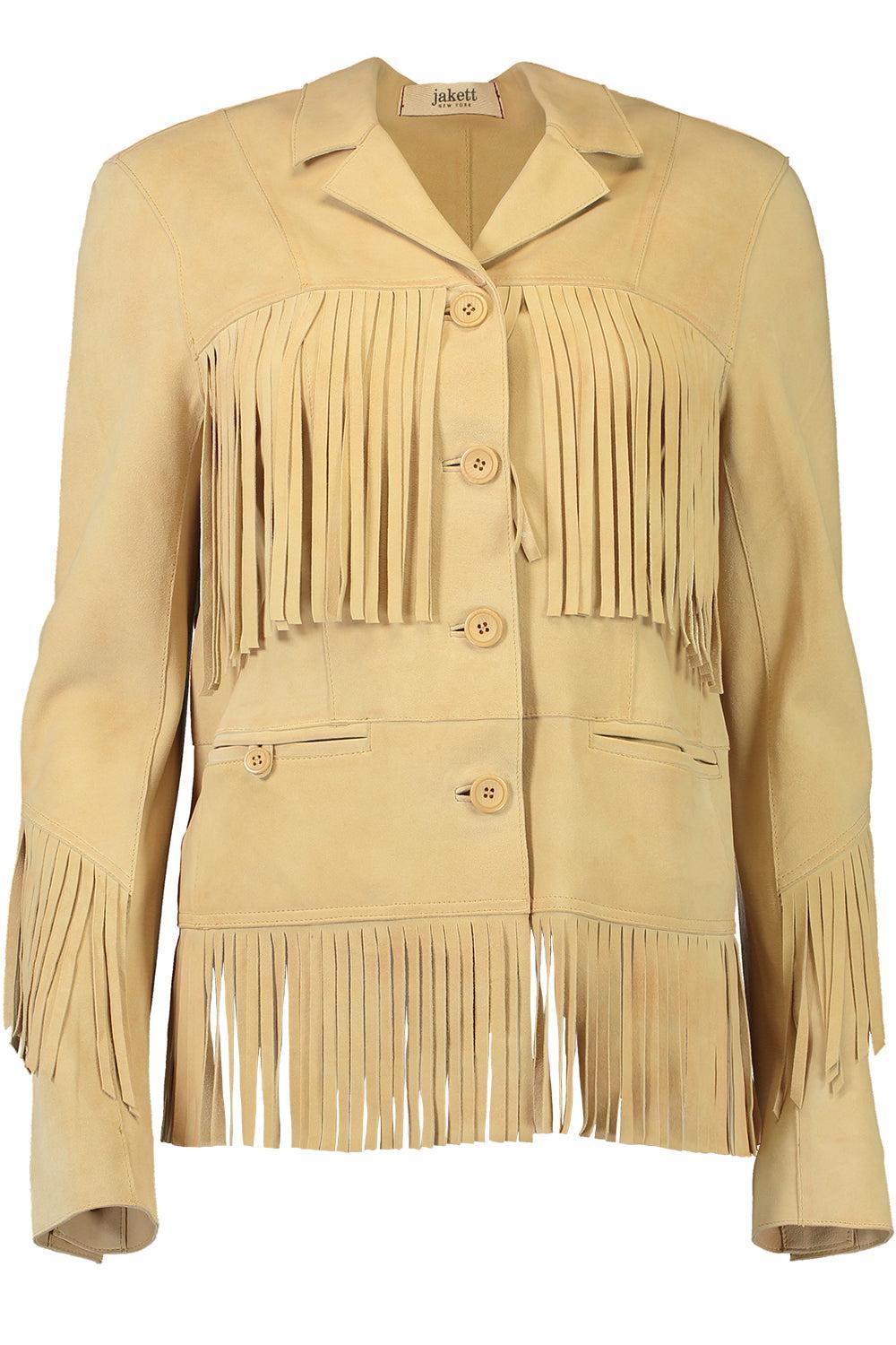 Annie Fringed Jacket-CHAMOIS-S-CLOTHINGJACKETLEATHER-JAKETT