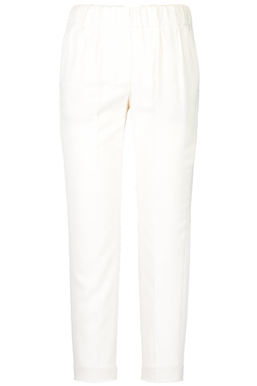 Crop Pull On Pant - Pure White-PURE WHT-36-CLOTHINGPANTCROPPED-BRUNELLO CUCINELLI