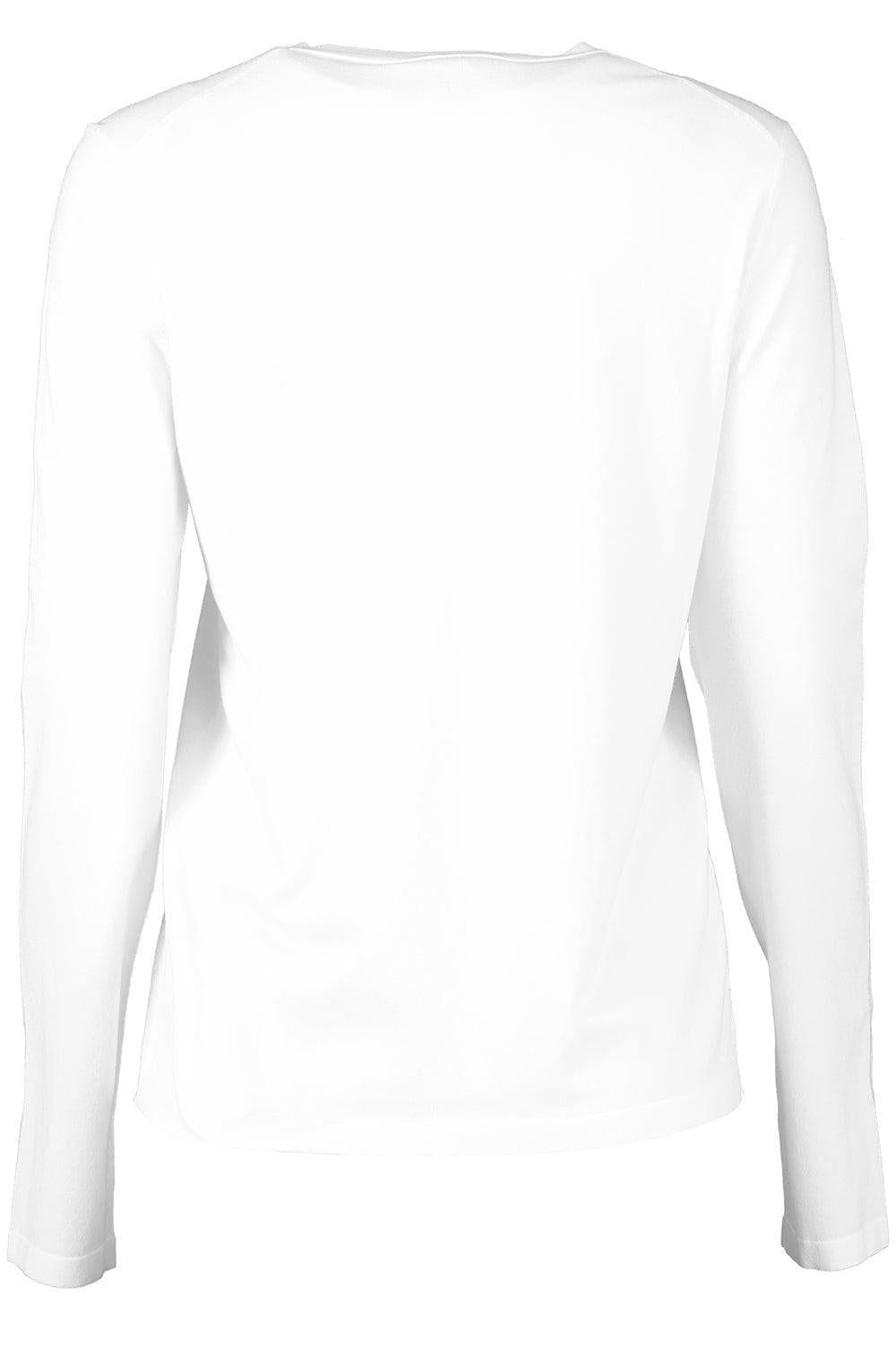 Longsleeve Crewneck Tee-OPTIC WHITE-XS-CLOTHINGTOPKNITS-MICHAEL KORS COLLECTION