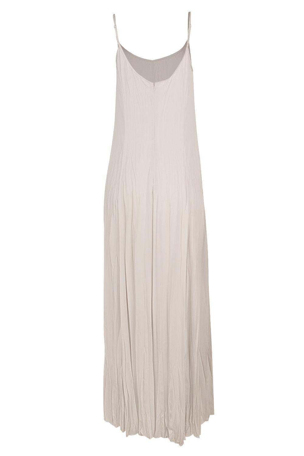 Jamison Maxi Dress-OYSTER-2-CLOTHINGDRESSCOCKTAIL-MICHAEL KORS
