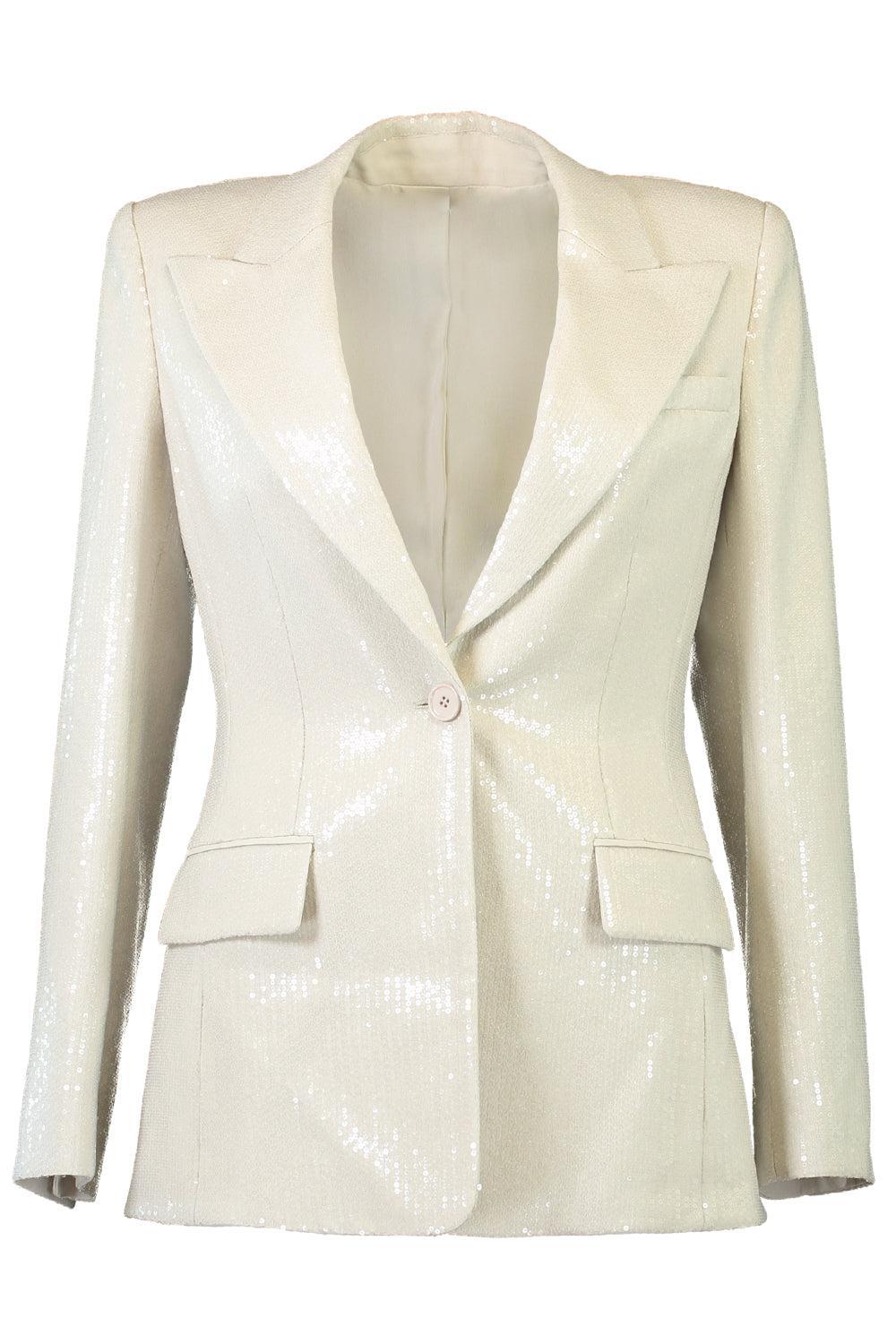 Georgina Blazer-OYSTER-4-CLOTHINGJACKETBLAZERS-MICHAEL KORS COLLECTION