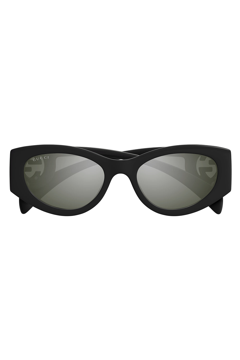 Rounded Rectangle Sunglasses-BLACK/BLACK/GREY-ACCESSORIESUNGLASSES-GUCCI