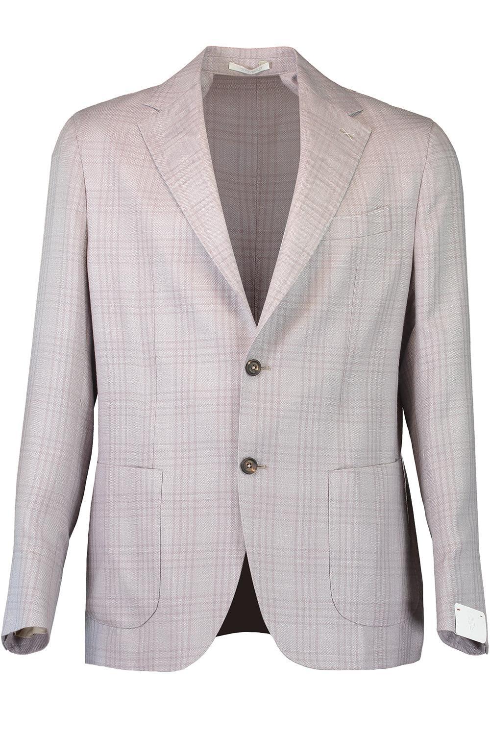 Single Breasted Blazer-BLUEBERRY-50-MENSCLOTHINGJACKET-ELEVENTY