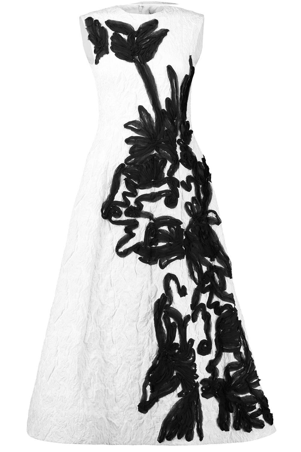 Sleeveless Cocktail Dress-IVORY-4-CLOTHINGDRESSCOCKTAIL-ERDEM
